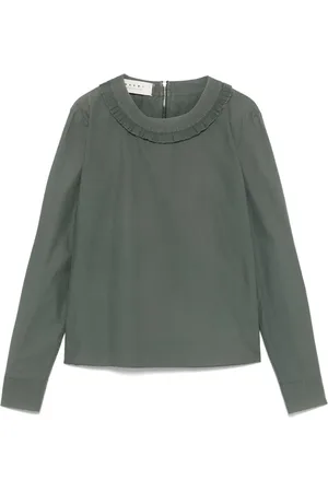 Marni 2011 ruffled-trim blouse