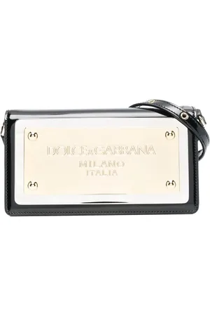 Dolce & Gabbana Maxi-plate leather phone bag