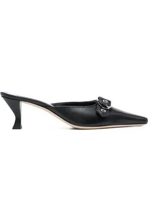By Far Evelyn leather mules