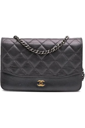 CHANEL 2019 Quilted Aged Calfskin Gabrielle Wallet On Chain crossbody bag
