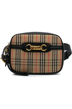 Burberry 2000-2017 Haymarket Check Canvas 1983 Link belt bag