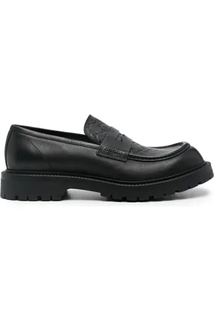 Gucci Web-stripe trim loafers