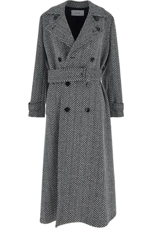 LARDINI Herringbone coat