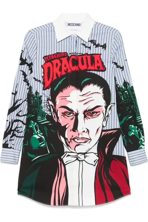 Moschino 2010s Dracula-print dress