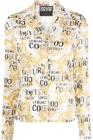 VERSACE Logo Couture print shirt