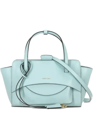 Hidesins Logo-lettering leather tote bag