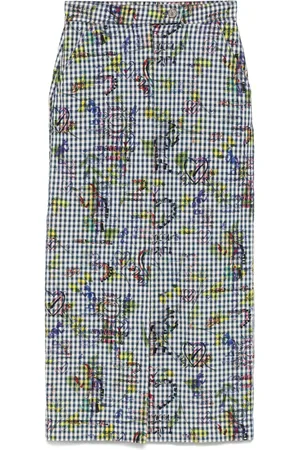 Vivienne Westwood 2018 graphic-print midi skirt