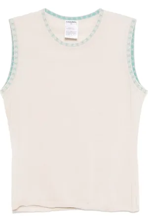 CHANEL 2001 sleeveless tank top