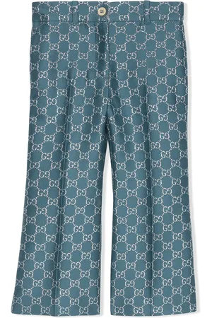 Gucci GG lamé-effect trousers