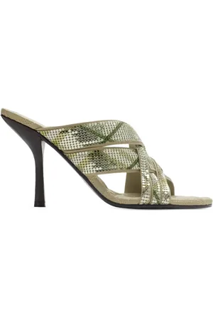 Burberry 90mm checked sandals