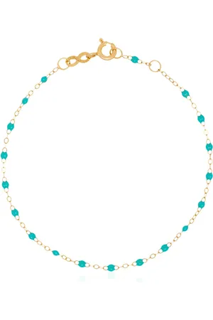 GIGI CLOZEAU 18kt yellow gold turquoise bead bracelet