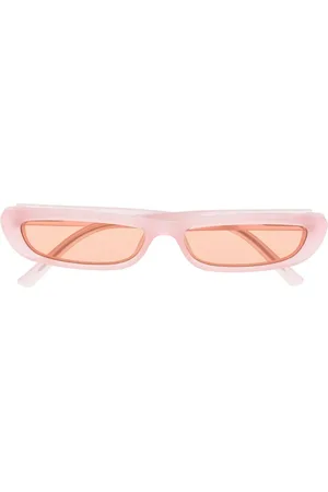 Linda Farrow X The Attico Thea narrow-frame sunglasses
