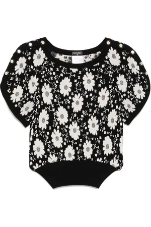 CHANEL 2014 short-sleeved top
