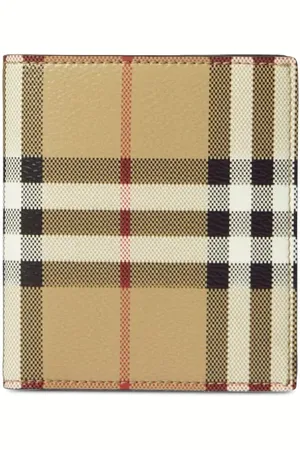 Burberry Check-print bifold wallet