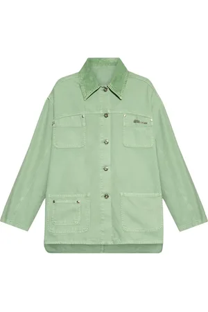 BLUMARINE Patch-pocket shirt jacket