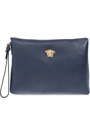 VERSACE Medusa leather clutch bag