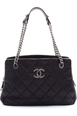 CHANEL 2013 CC diamond-quilted shoulder bag