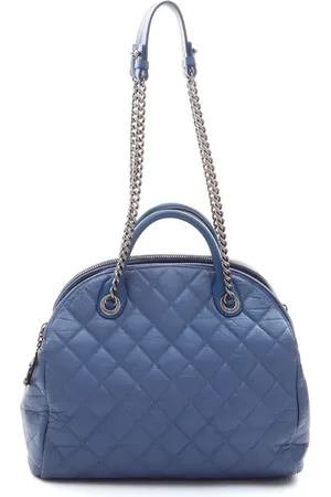 CHANEL 2013 CC diamond-quilted two-way handbag