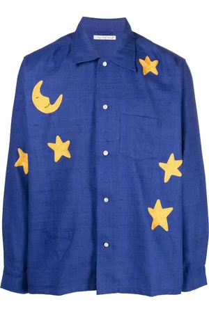 Sky High Farm Botticelli star-patch shirt