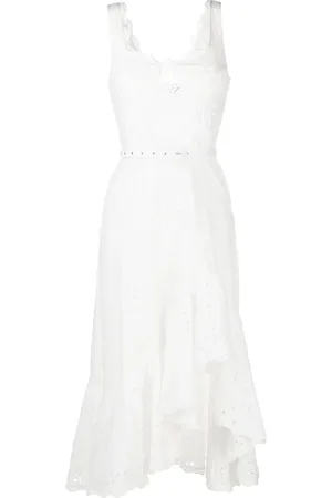 CHARO RUIZ IBIZA Tatyana broderie anglaise midi dress