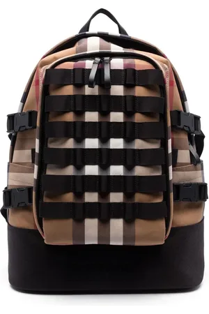 Burberry Check-pattern backpack