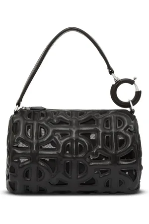 Burberry Small Rhombi quilted Monogram shoulder bag