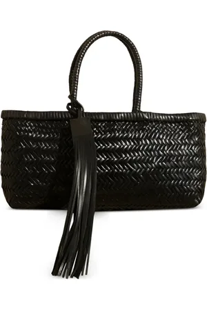 MANEBI Knot leather tote bag