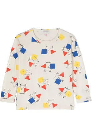 Bobo Choses Geometric-print crew-neck T-shirt