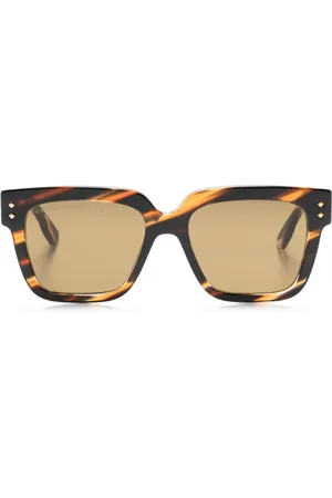 Gucci Rectangular-frame sunglasses