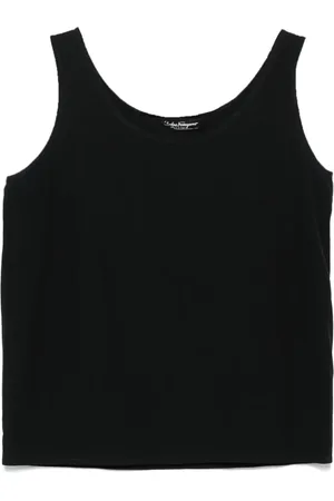 Salvatore Ferragamo 1980s silk top