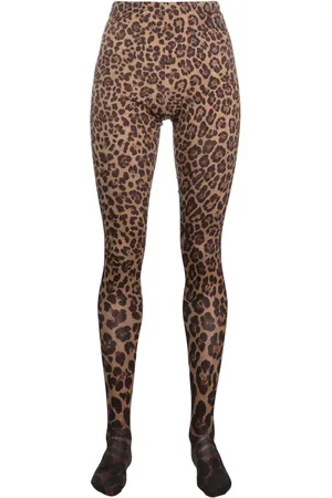 VALENTINO GARAVANI Leopard-print tights