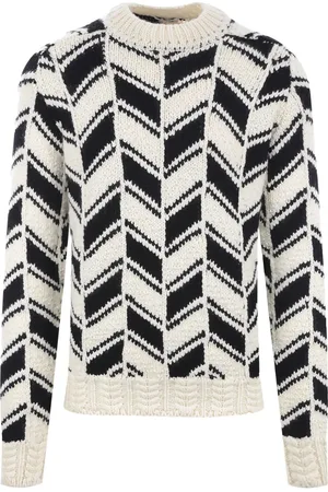 Saint Laurent Chevron-pattern sweater