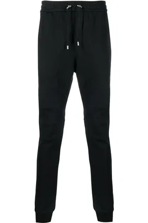 Balmain Logo-patch drawstring track pants