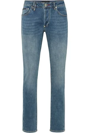 Philipp Plein Rhinestone-detailed jeans