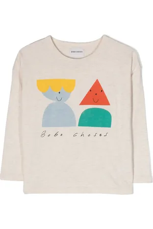 Bobo Choses Graphic-print long-sleeve T-shirt