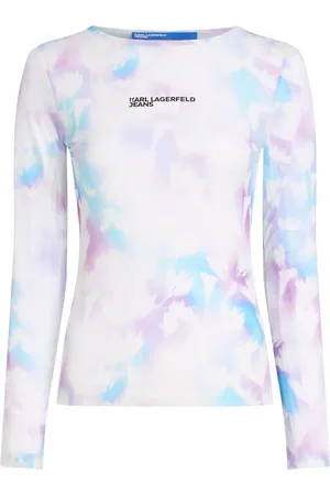 Karl Lagerfeld Mesh all-over-print T-shirt