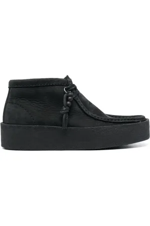 Clarks Suede lace-up ankle boots