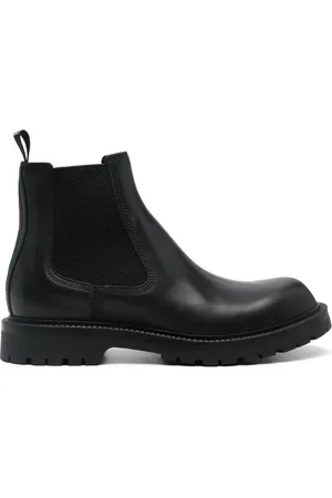 Gucci Web stripe-trim boots