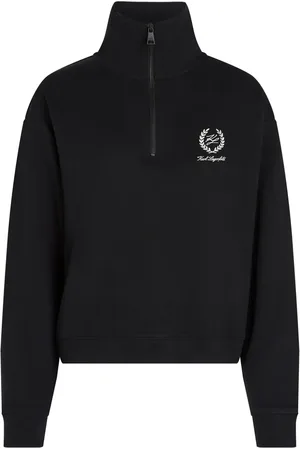Karl Lagerfeld Zip-up high-neck sweatshirt