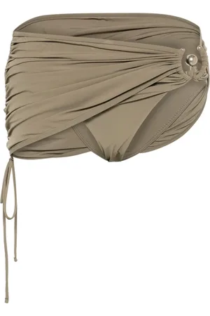CHRISTOPHER ESBER Ruched bikini bottom