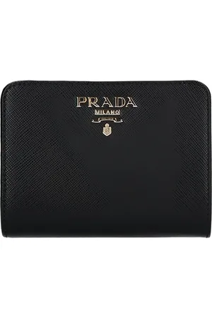 Prada Logo zipped wallet