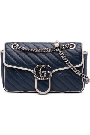 Gucci 2016-2024 Small GG Marmont Leather Matelasse Torchon Flap crossbody bag