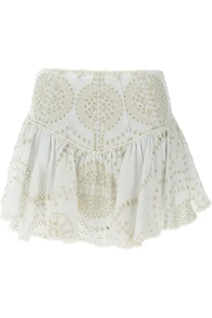 CHARO RUIZ IBIZA Embroidered flared skirt