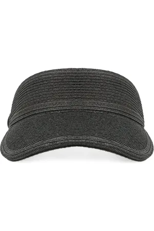 Saint Laurent Interwoven tie-fastening visor hat