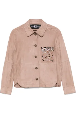 Luisa Cerano Suede shirt jacket