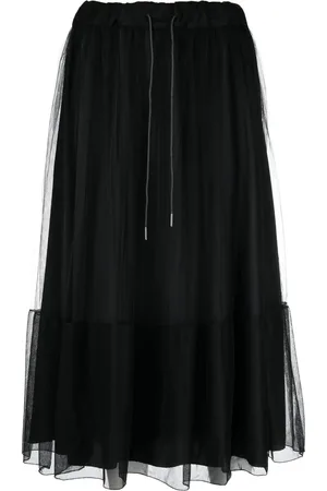 Fabiana Filippi Drawstring midi skirt