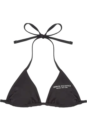 Armani Exchange Logo-print bikini top