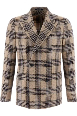 TAGLIATORE Check-patten blazer