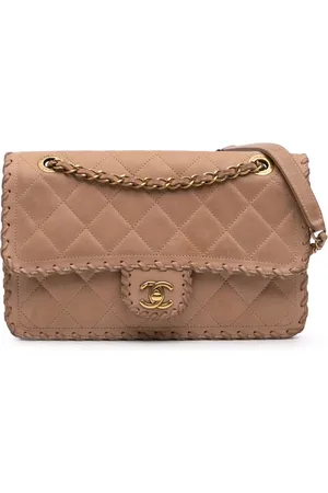CHANEL 2015-2016 Medium Calfskin Happy Stitch Single Flap crossbody bag