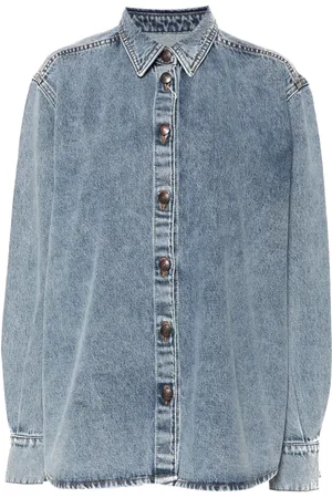MAGDA BUTRYM Button-up denim overshirt